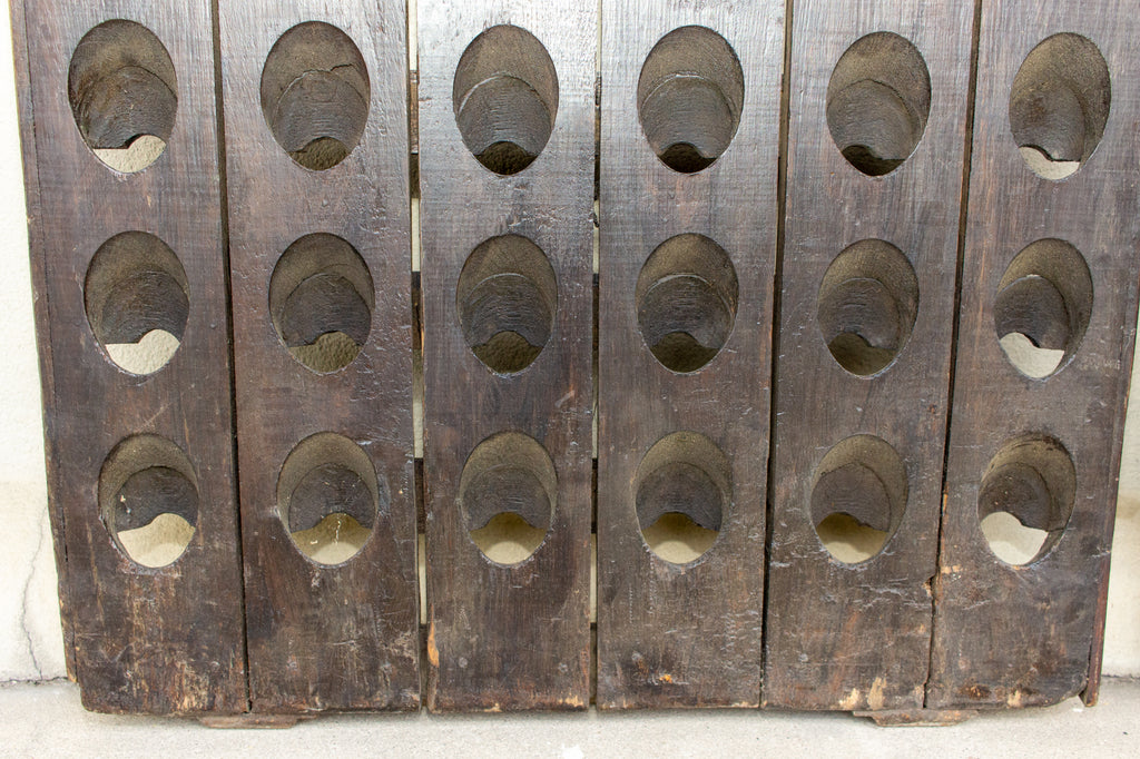 Pair of 1920s French Solid Wood Riddling Racks – Laurier Blanc | Unique ...