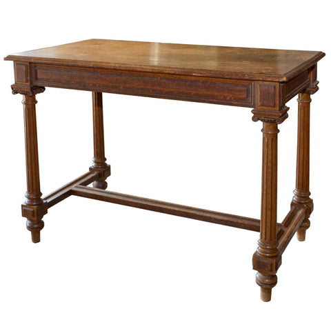 Antique French Carved Wood Empire Style Table ca. 1900