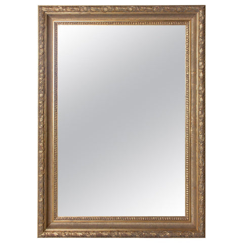 Large Antique French Gilt Frame Mirror