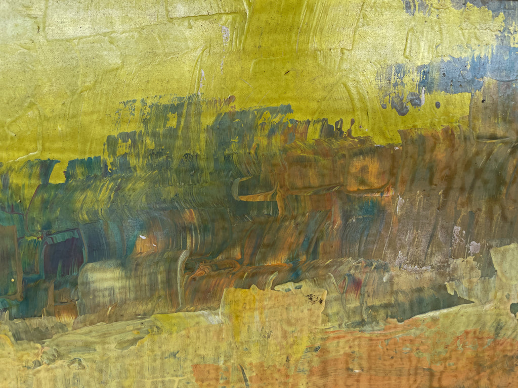 Mid-Century French Impressionist Painting in Gilt Frame | 25 x 21