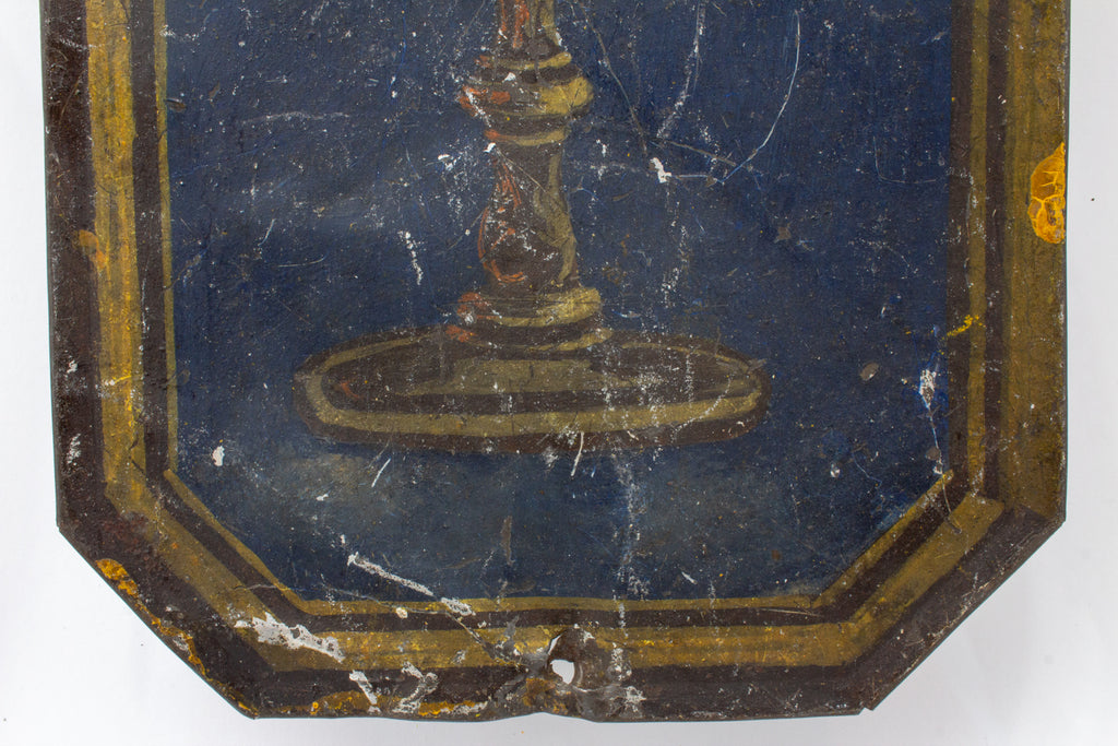 Antique Italian Religious Fragment on Acrylic