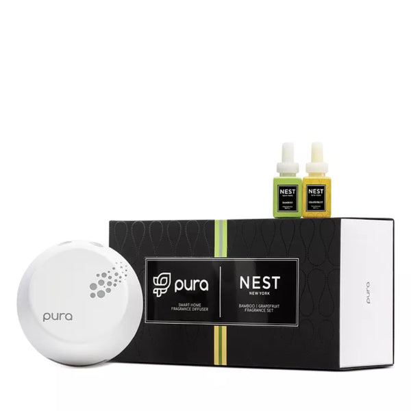 Nest Pura Smart Home Fragrance Diffuser Set | Bamboo & Grapefruit