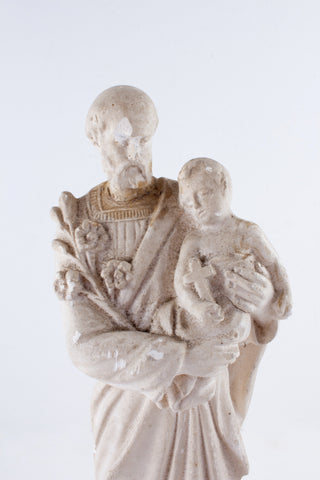 1930s French Plaster Saint Anthony Statue