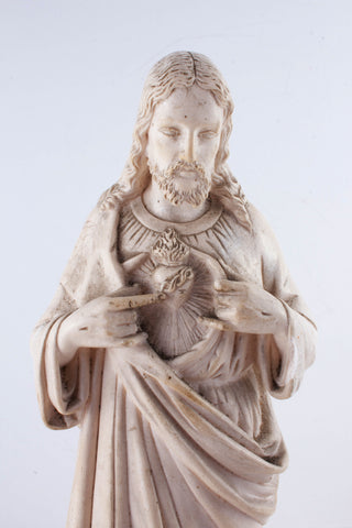 1920s French Depose Statue of Jesus Christ