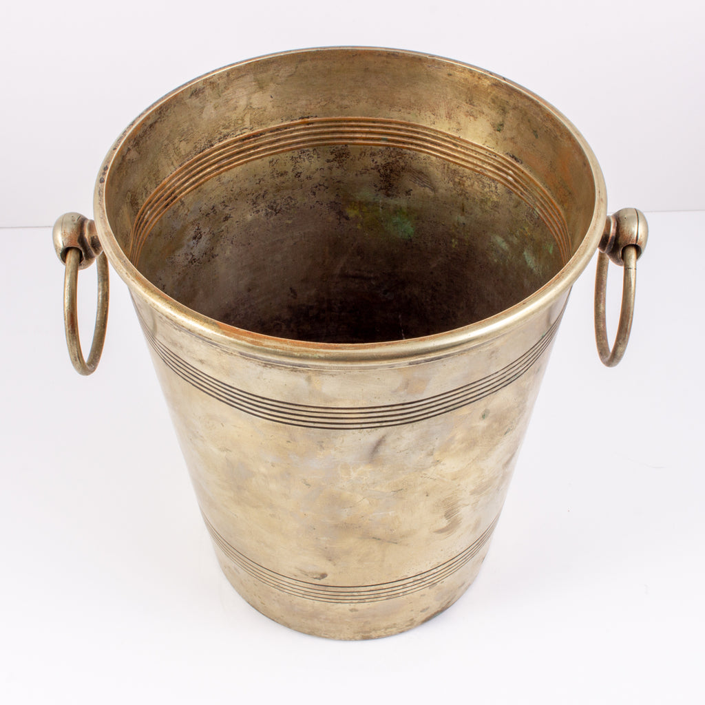 Antique Silver Plate Ice Bucket found in France