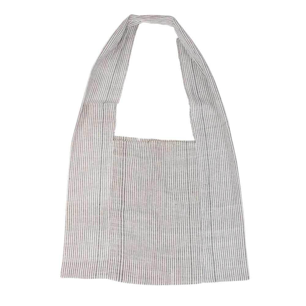 Seersucker Stripe Woven Shopper from Laos – Laurier Blanc | Unique Home ...