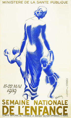 Original Cappiello Semaine De L'Enfance French Poster 1939