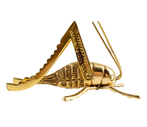 Mid-Century Brass Cricket