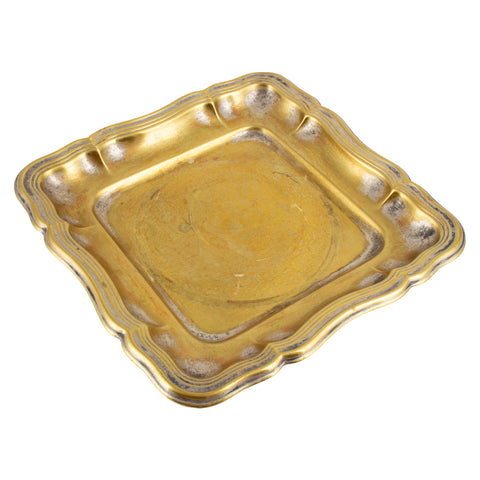 Small Vintage French Metal Dish