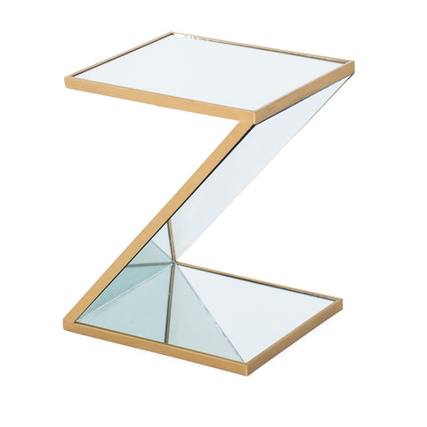 Belgian "Ennia" Mirrored Side Table