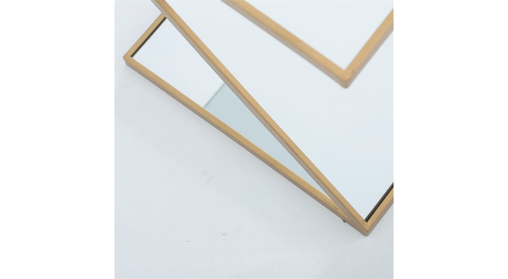 Belgian "Ennia" Mirrored Side Table