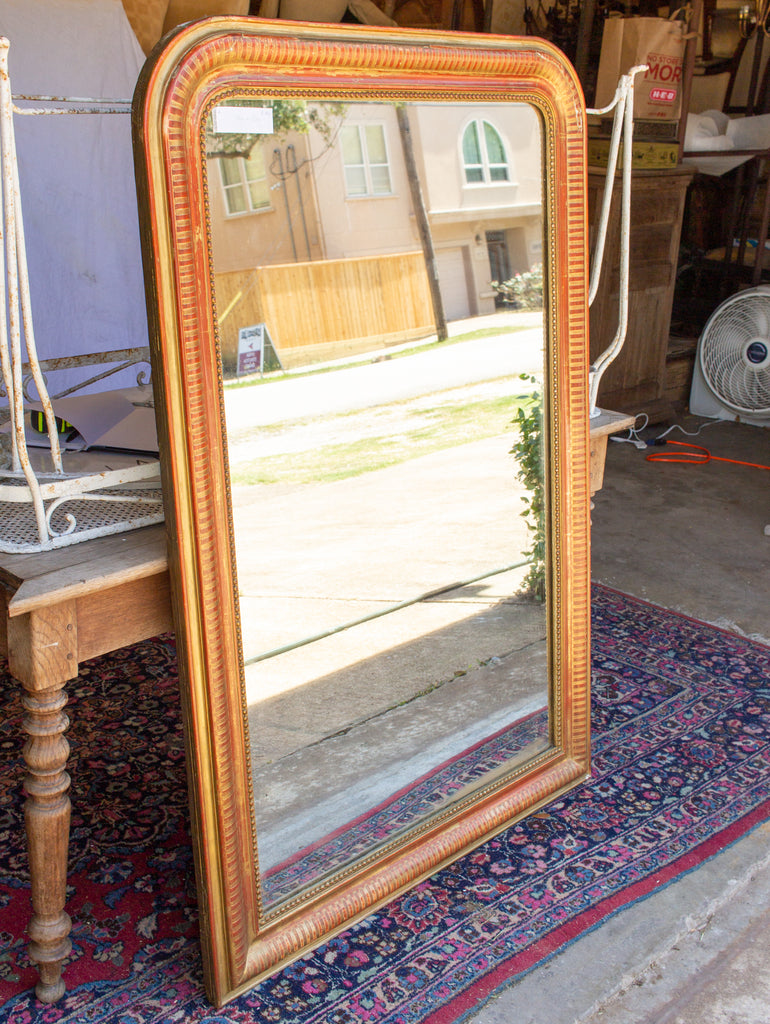 Louis Philippe Gilt Floor Mirror