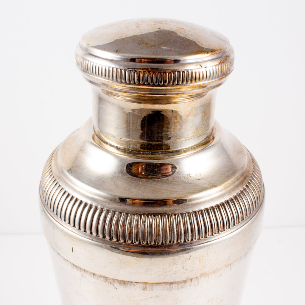 Vintage French Silver-plate Cocktail Shaker