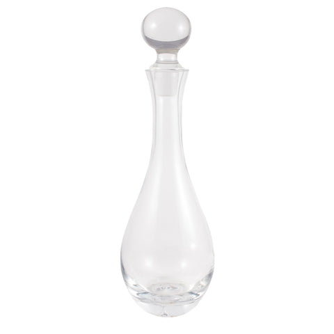 Vintage French Simple Glass Decanter