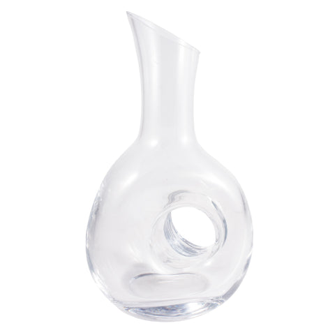 Vintage French Handblown Glass Carafe & Decanter