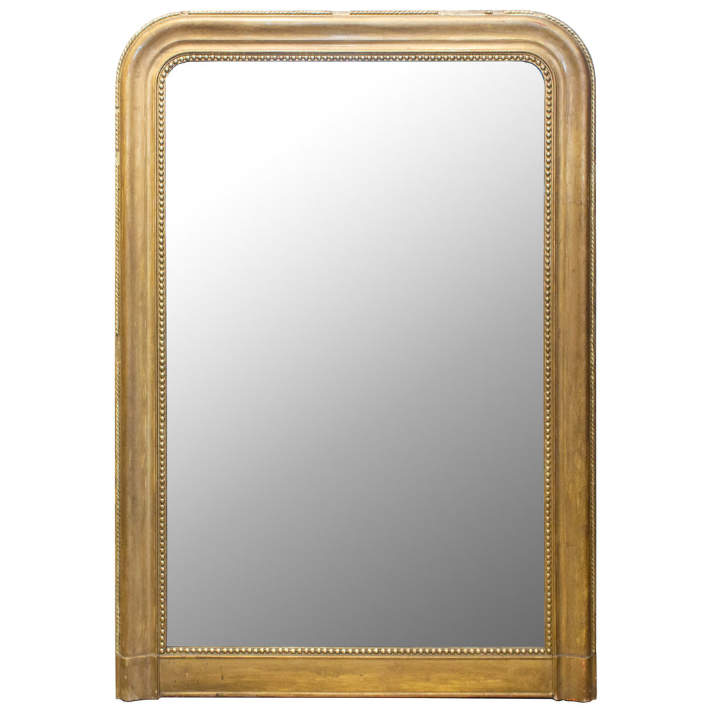 Vintage Louis Philippe mirror in gilded wood