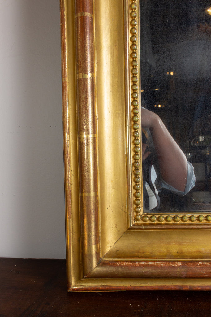 Large Antique French Gilt Louis Philippe Mirror, circa 1830 – Laurier Blanc