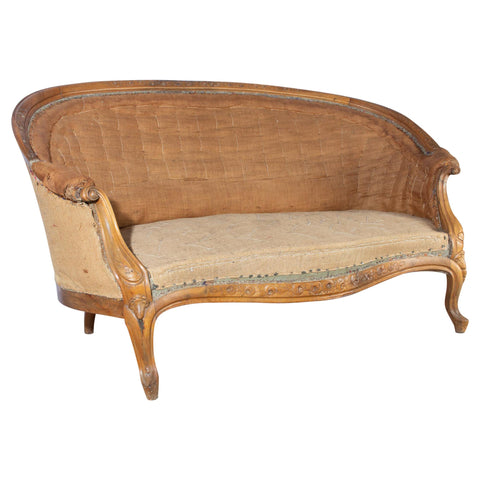 Antique French Louis Phillipe Canapé Banquet Sofa