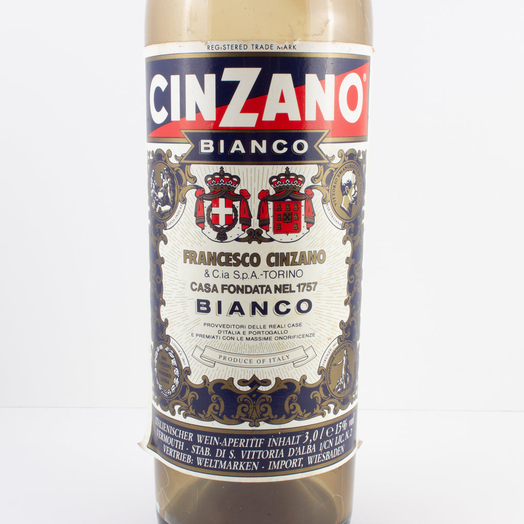 Vintage Empty Cinzano Bianco 3L Bottle found in France