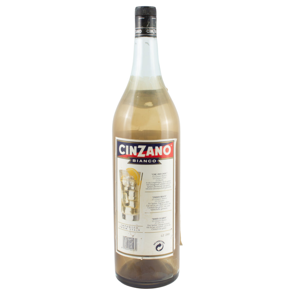 Vintage Empty Cinzano Bianco 3L Bottle found in France