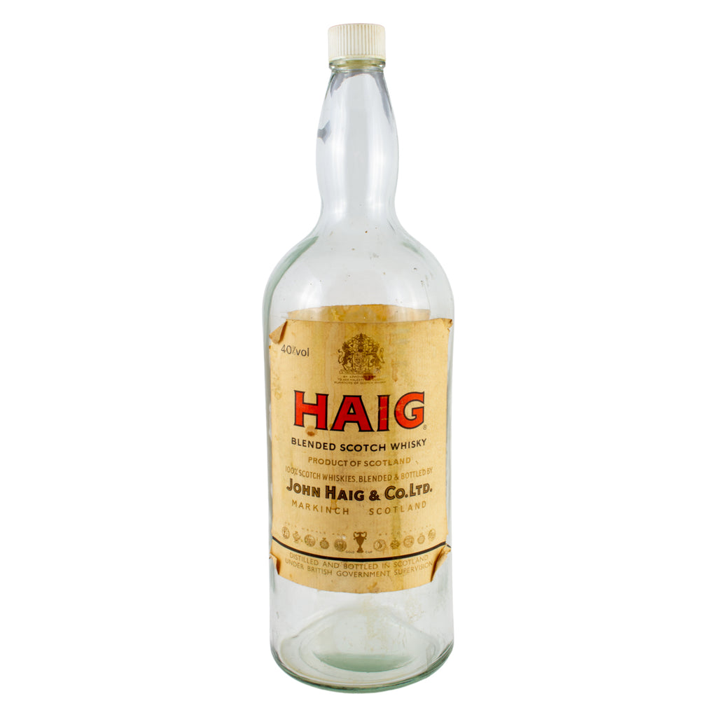 Vintage Empty Haig 4.5L Bottle found in France
