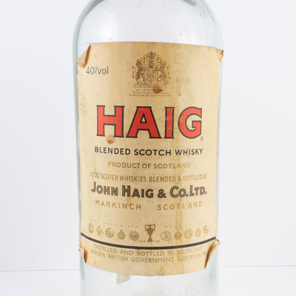 Vintage Empty Haig 4.5L Bottle found in France