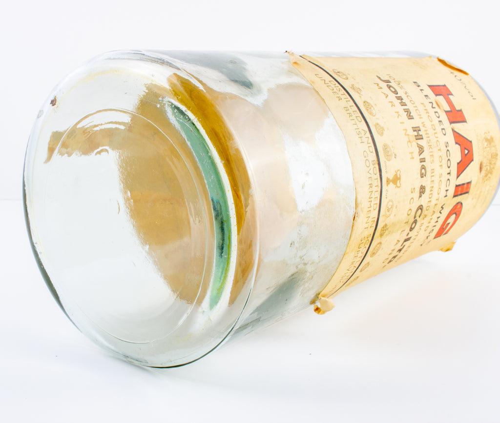 Vintage Empty Haig 4.5L Bottle found in France