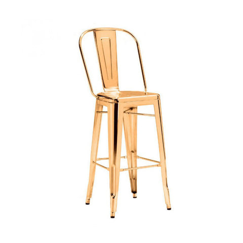 Elio Modern Gold Bar Stool