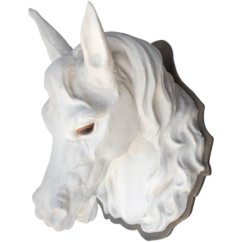 Rare 19th Century Zinc Horse Head Trade Sign Found in Paris, France