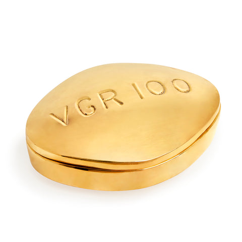 Viagra Brass Pill Box from Jonathan Adler