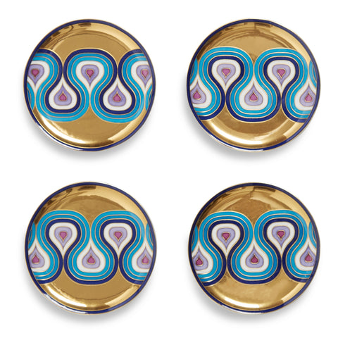 Milano Porcelain Coaster Set from Jonathan Adler