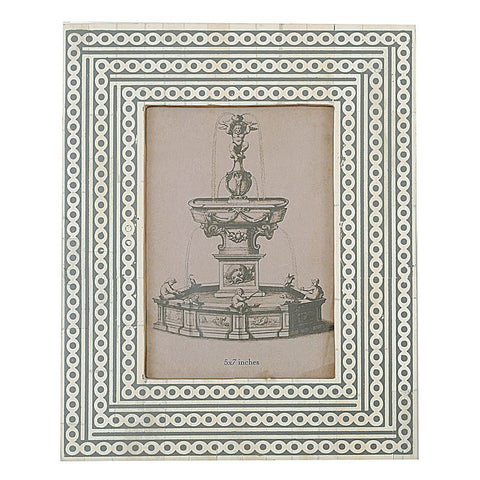 Inlaid Bone 5x7 Picture Frame