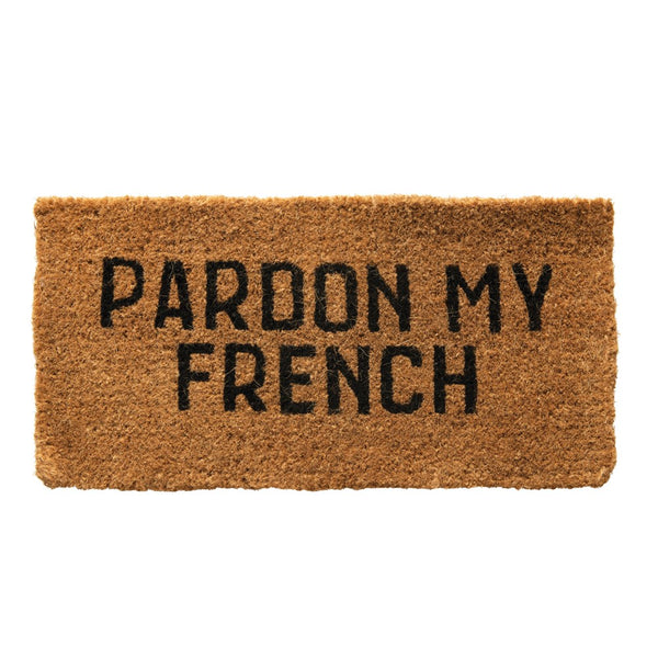 Pardon My French Doormat