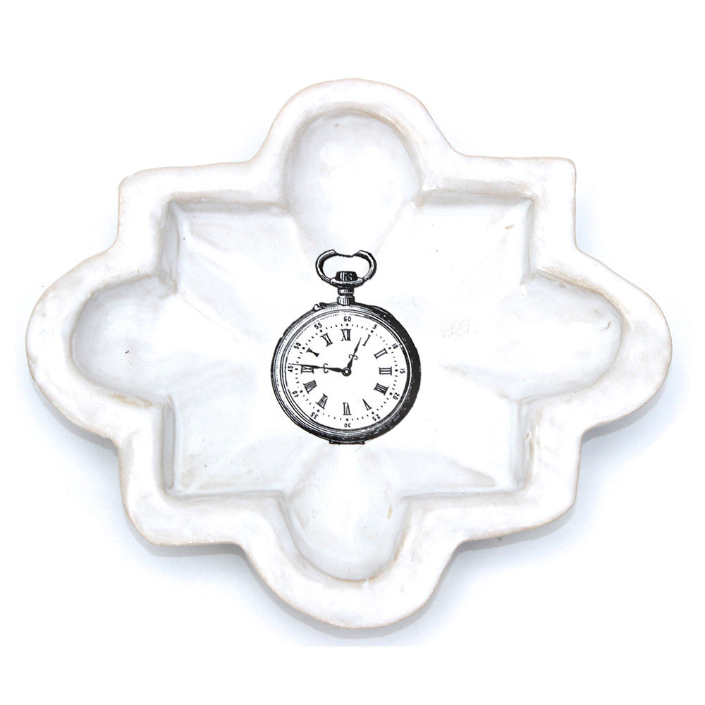 Kuhn Keramik Decorative Clock Tray