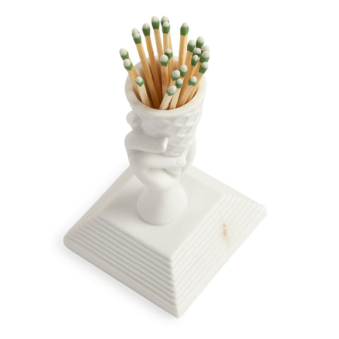I-Scream Match Strike in White Porcelain from Jonathan Adler
