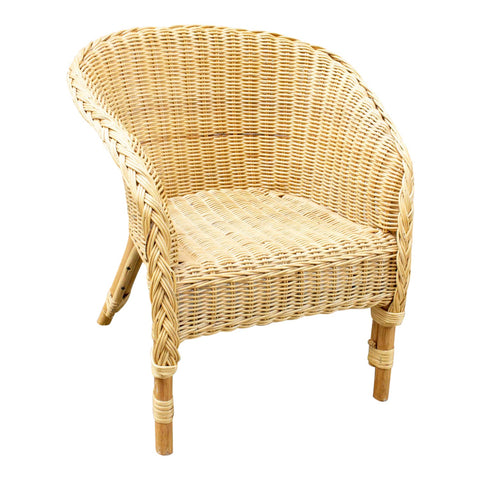 Vintage French Children's Wicker Chair