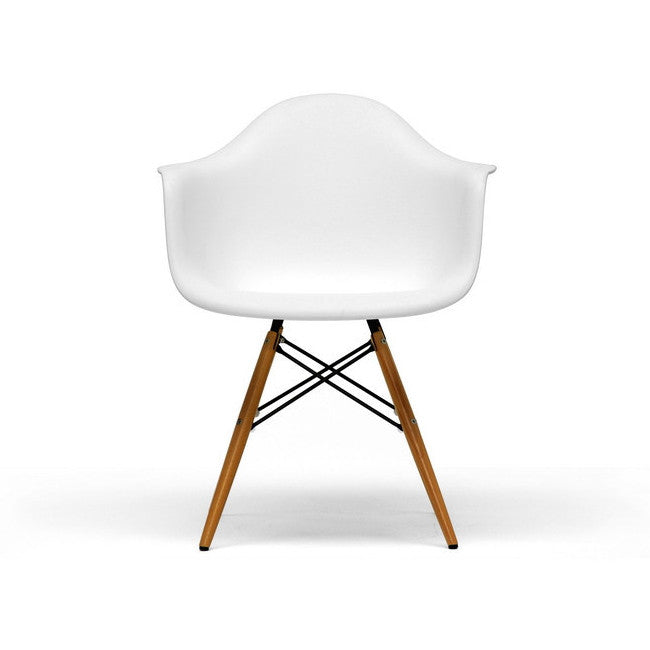 White Pascal White Shell Chairs Set/2