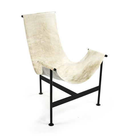 Hide Sling Chair - Cream